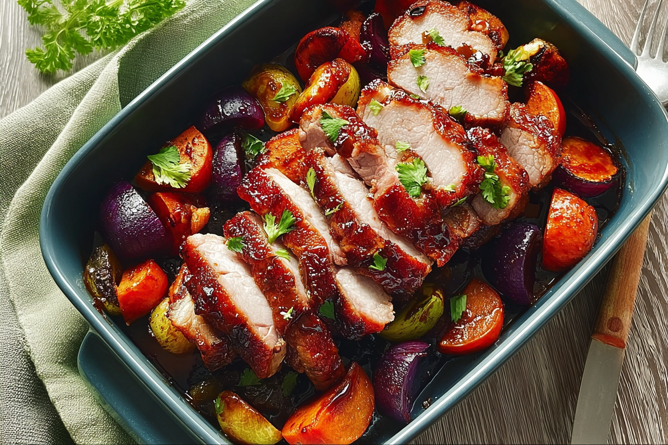 Hoisin Pork Tray Bake