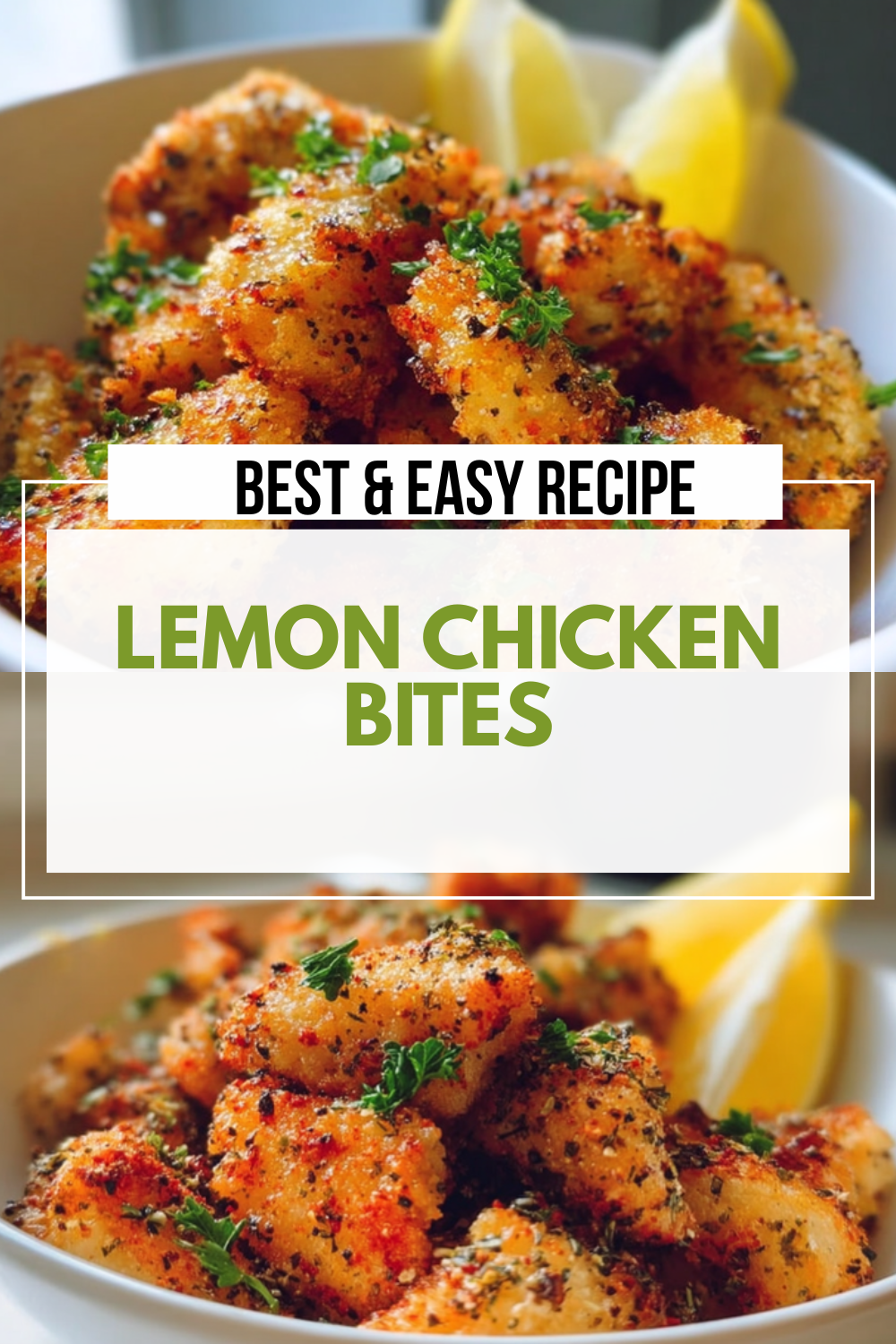 Lemon Chicken Bites