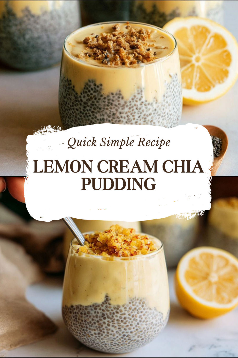 Lemon Cream Chia Pudding