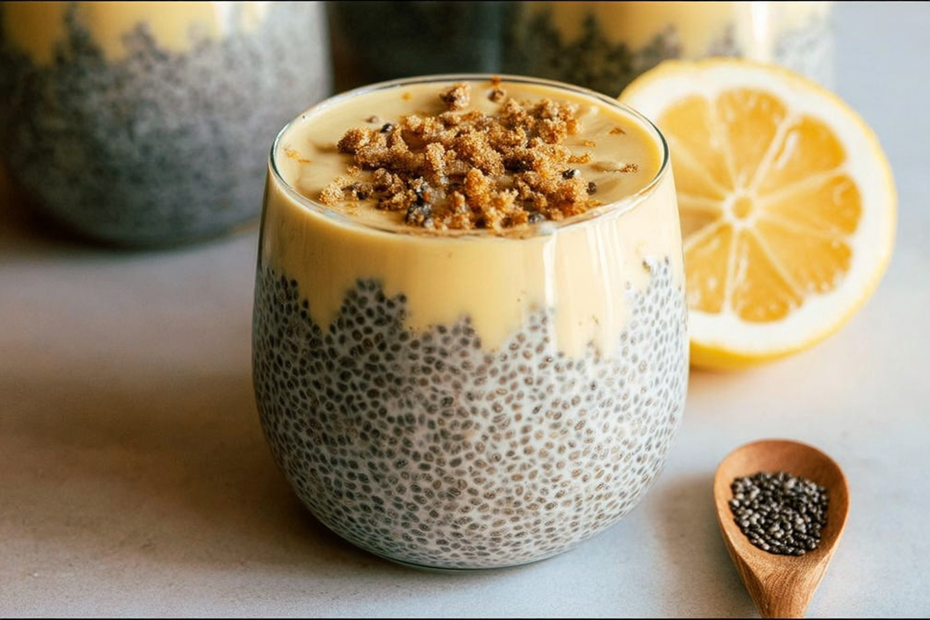 Lemon Cream Chia Pudding