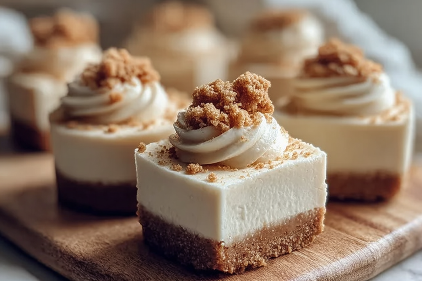 Mini Biscoff Cheesecakes