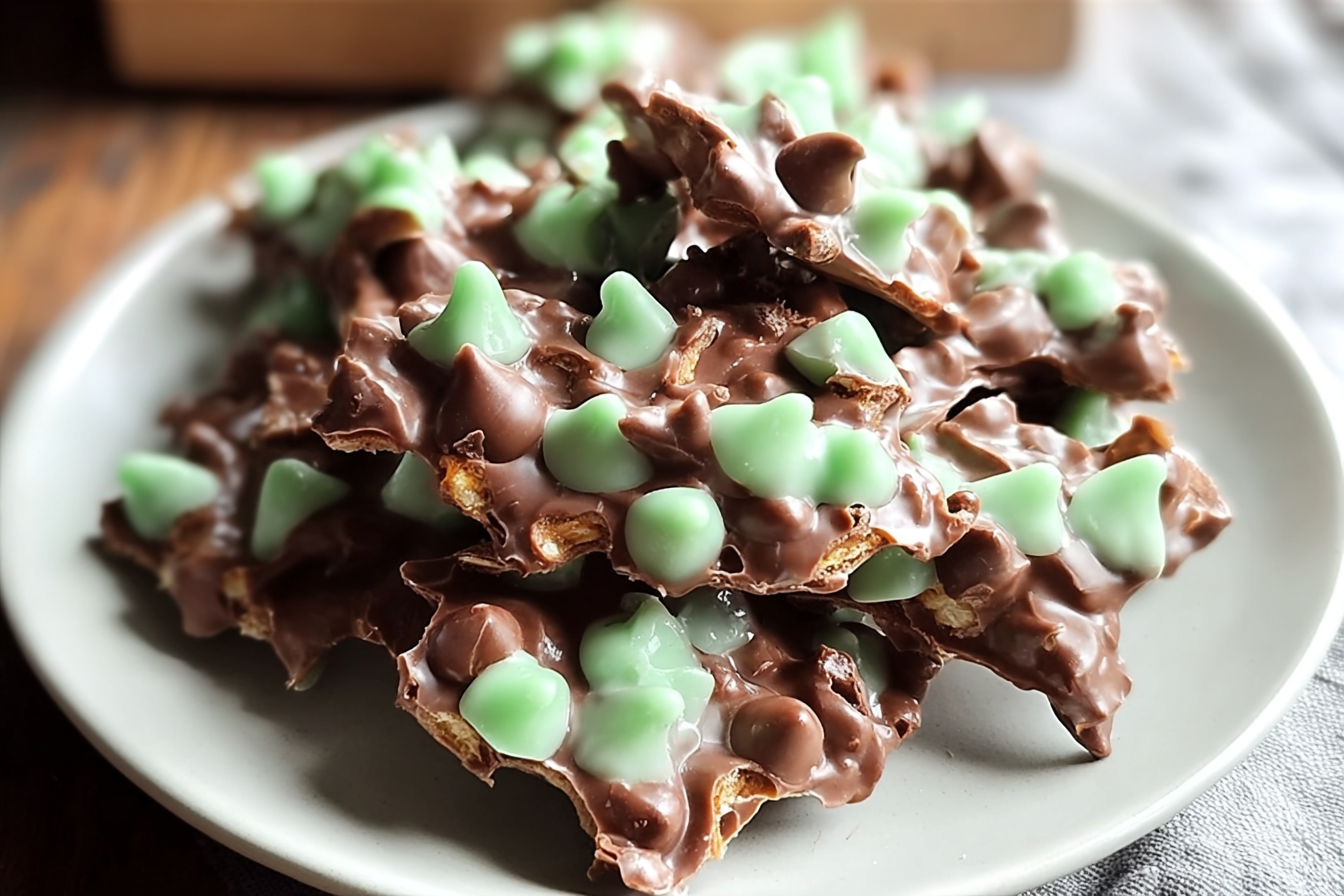 Mint Chocolate Chip Clusters