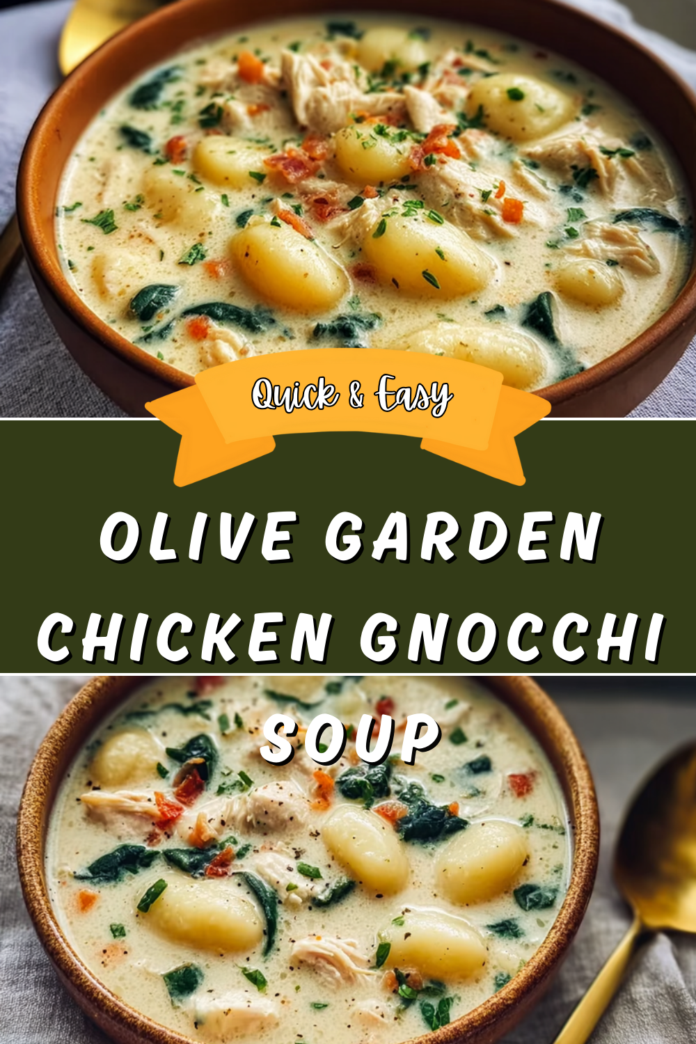 Olive Garden Chicken Gnocchi Soup