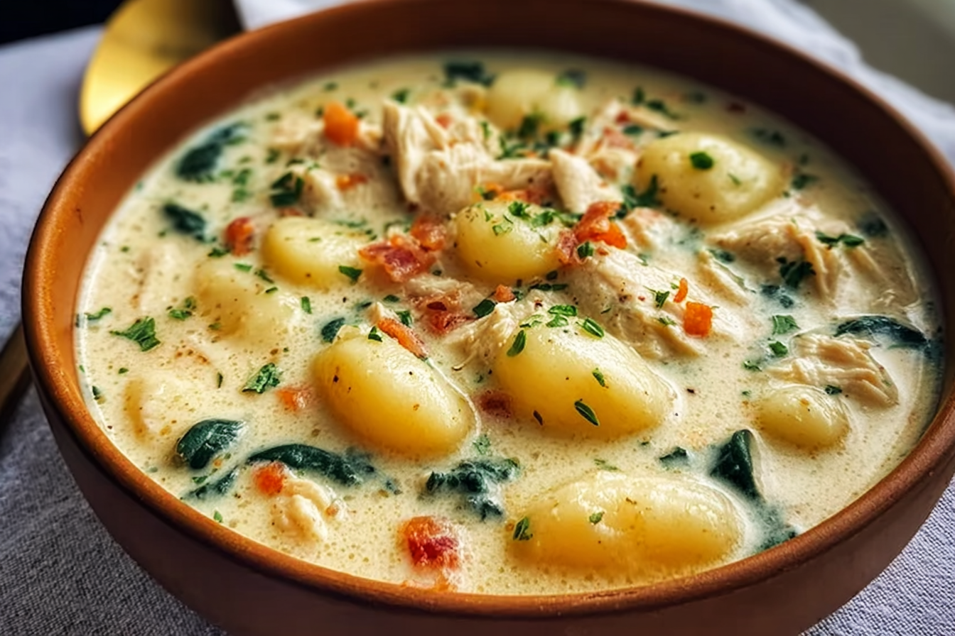 Olive Garden Chicken Gnocchi Soup