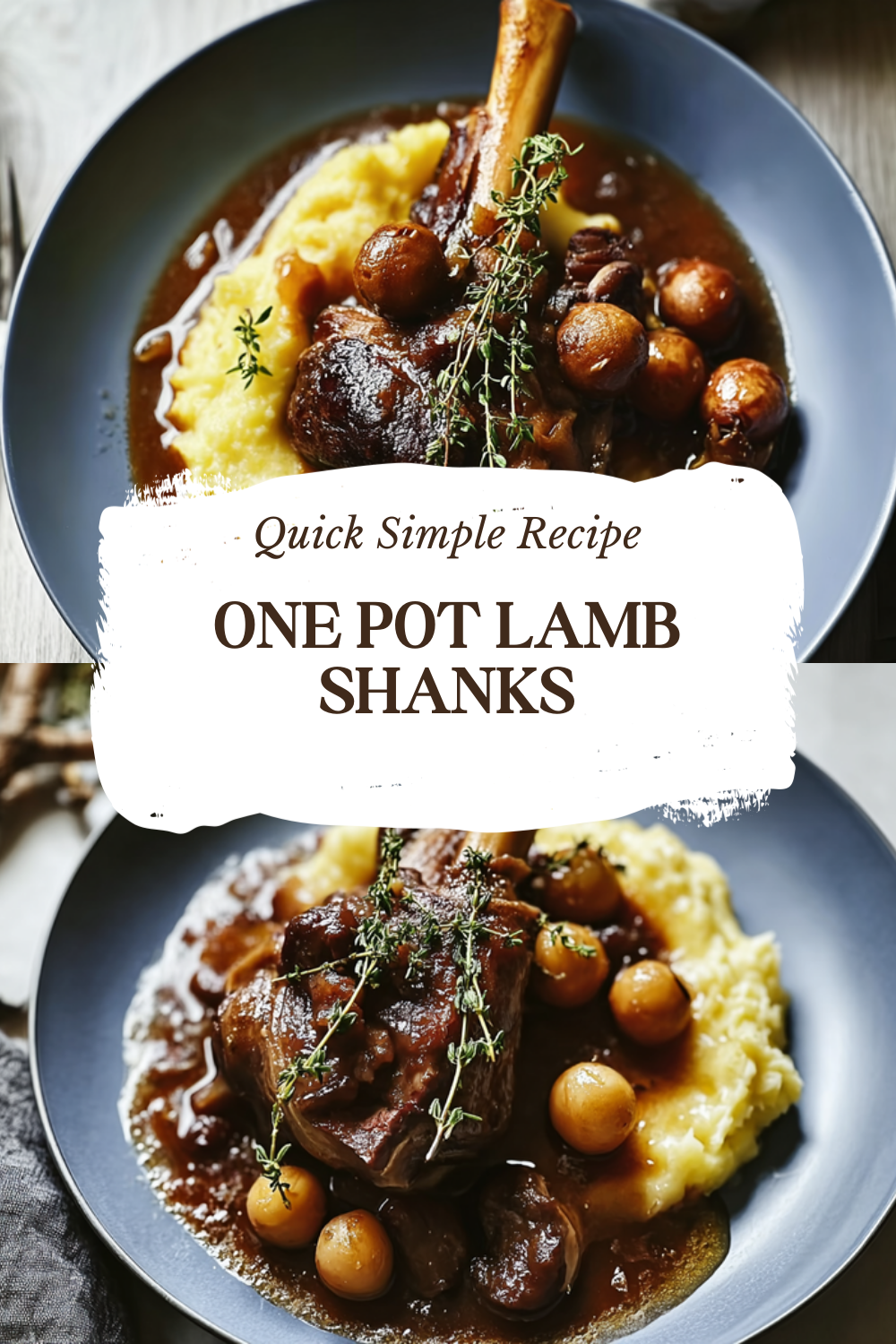One Pot Lamb Shanks