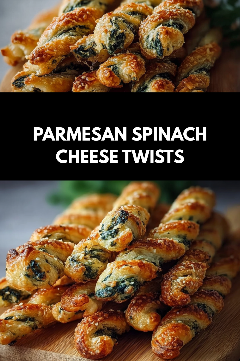 Parmesan Spinach Cheese Twists