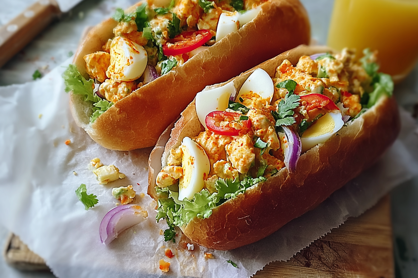 Peri Peri Egg Salad Subs