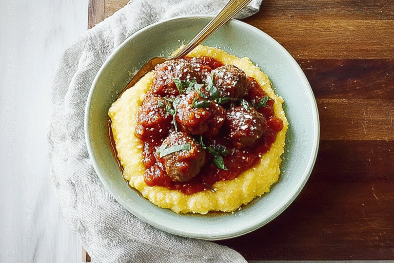 Polenta And Meatballs 43.Png