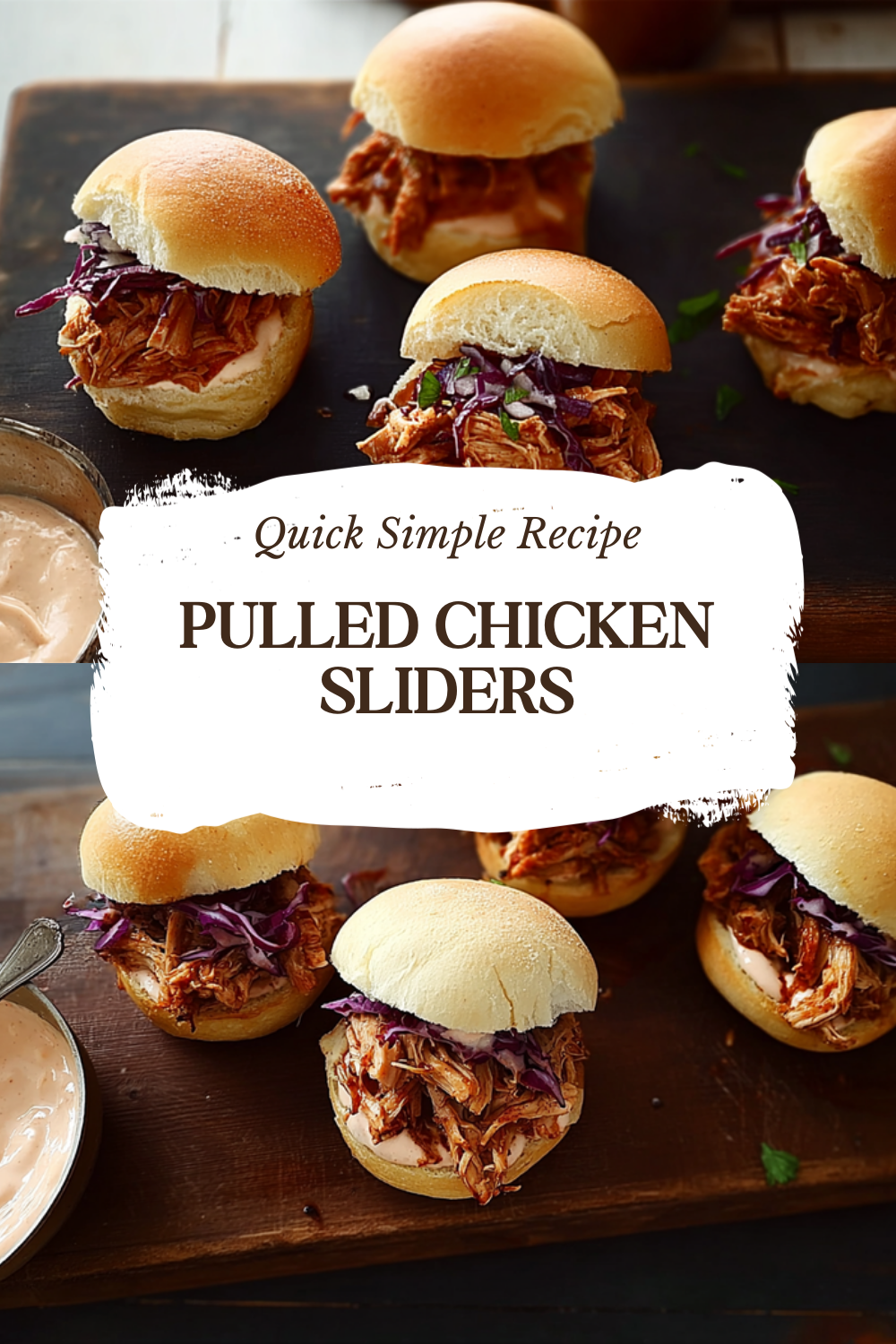Pulled Chicken Sliders