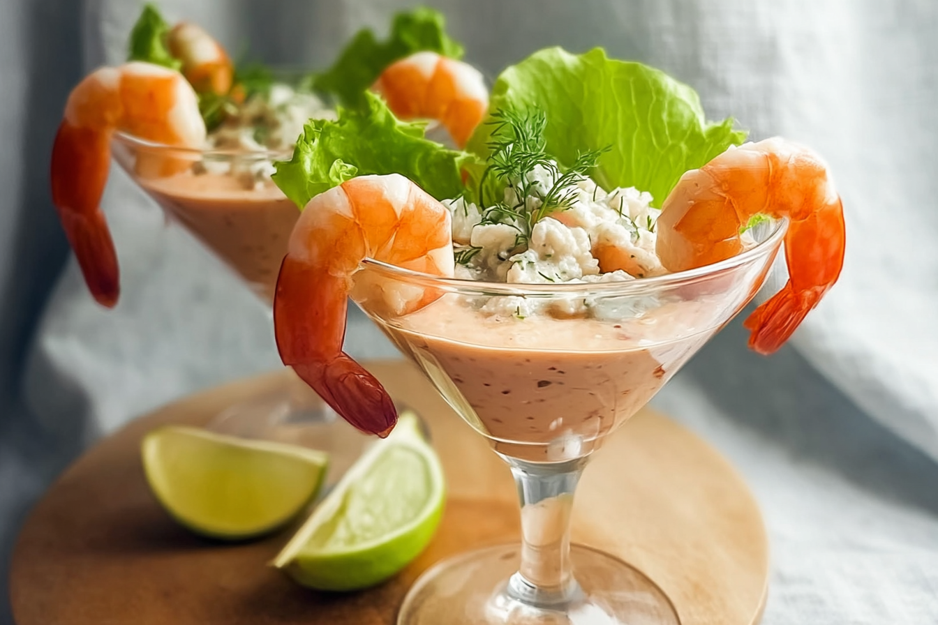 Salmon And Prawn Cocktail