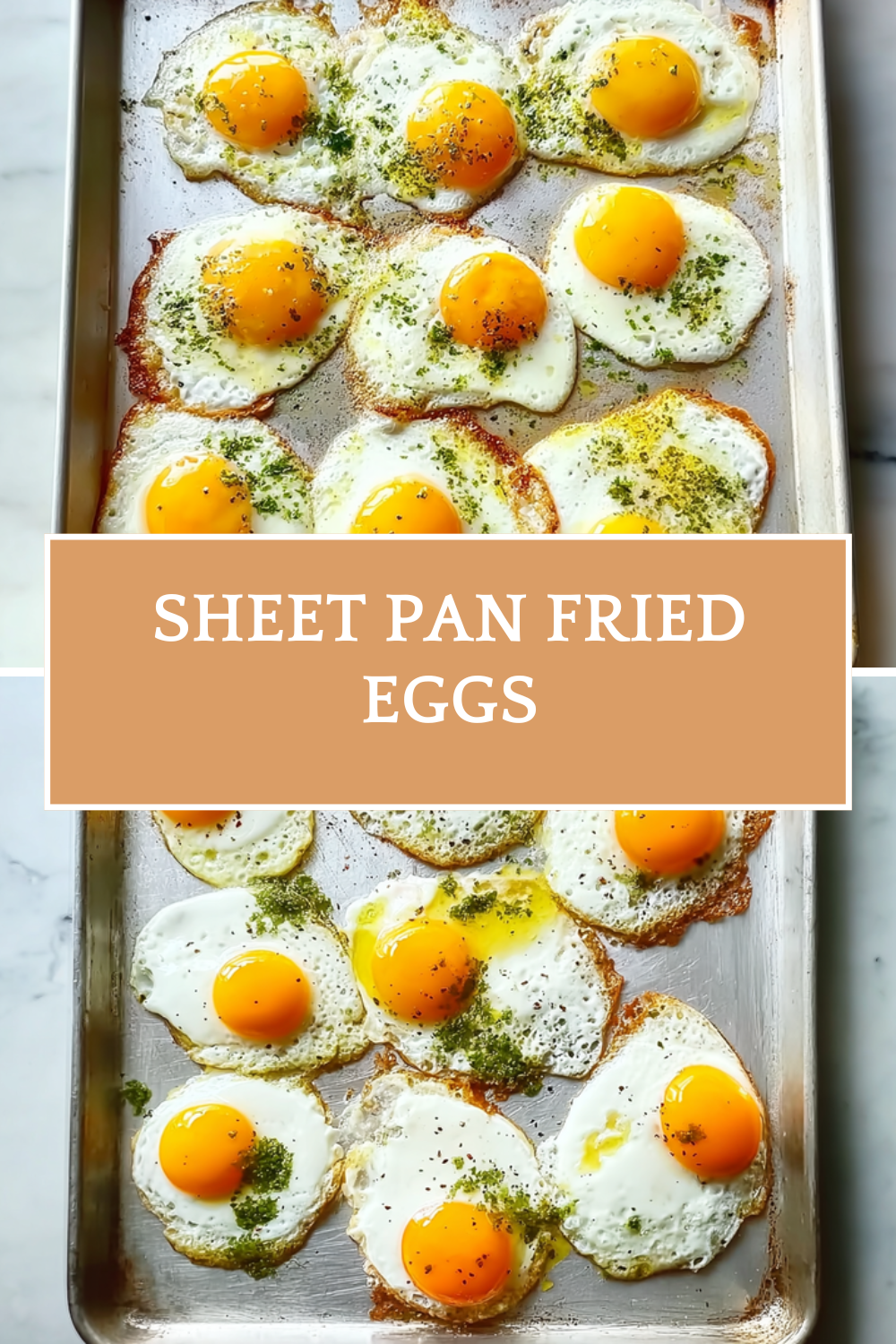 Sheet Pan Fried Eggs