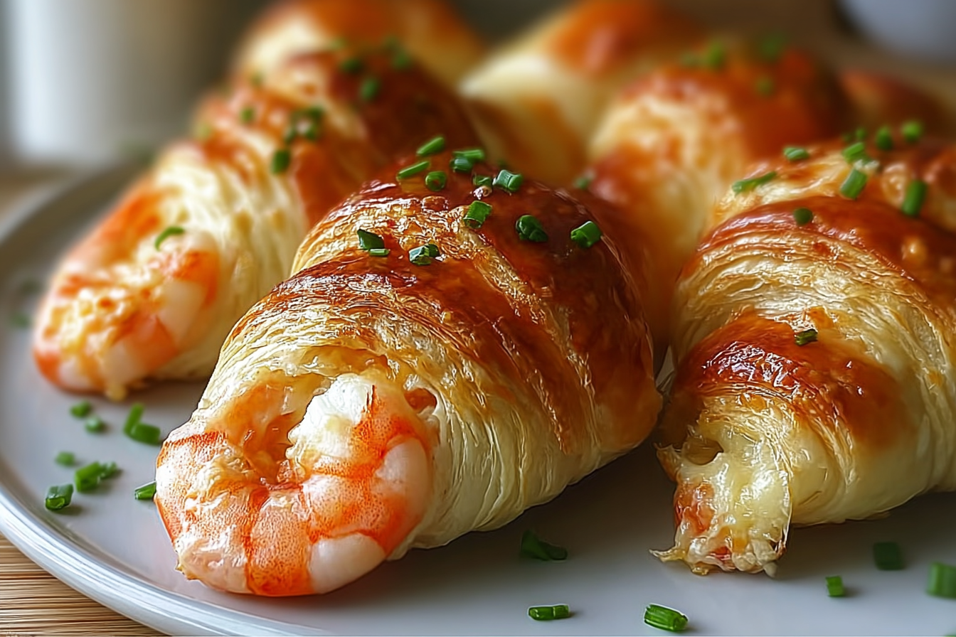 Shrimp Stuffed Croissants