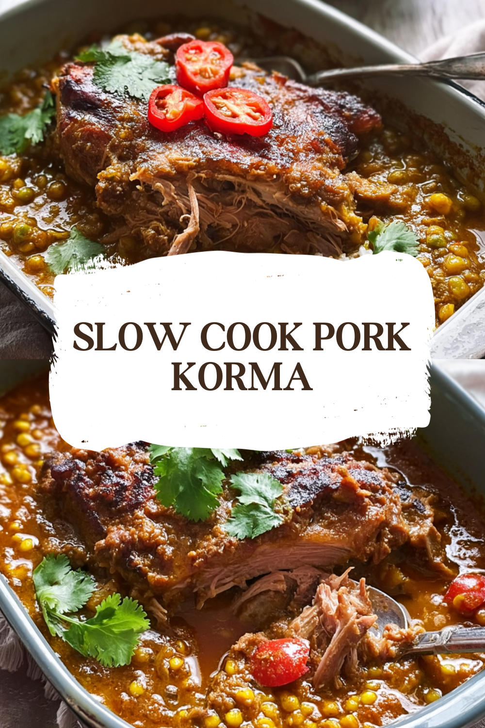 Slow Cook Pork Korma
