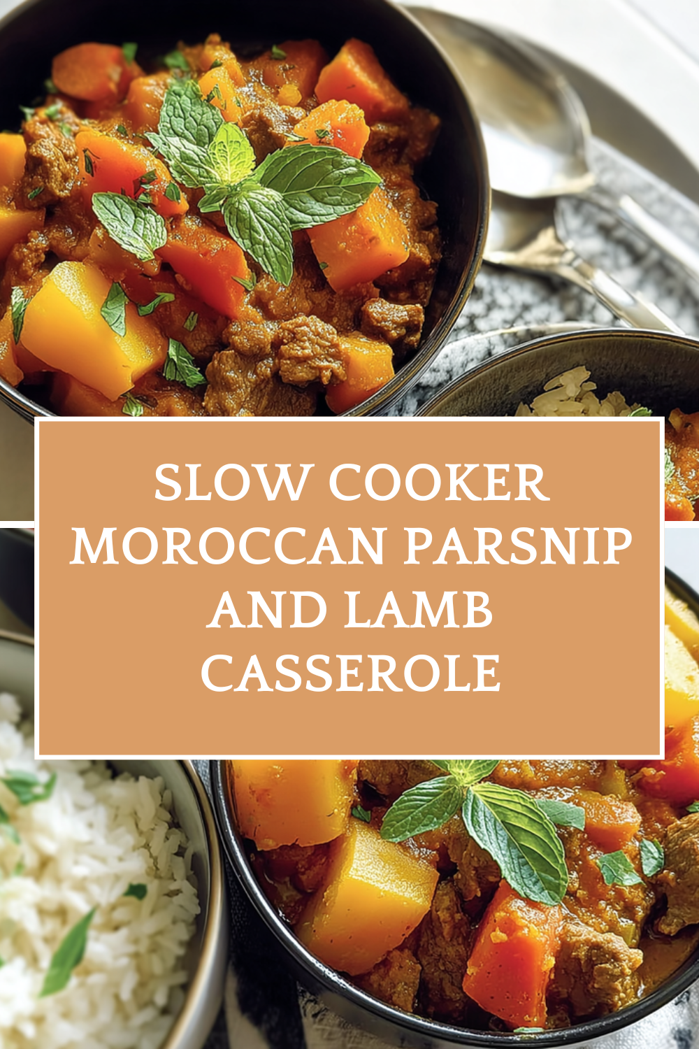 Slow Cooker Moroccan Parsnip And Lamb Casserole