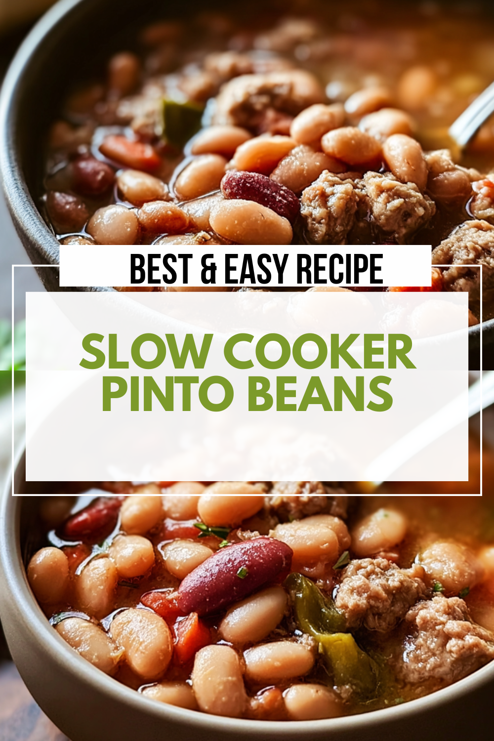 Slow Cooker Pinto Beans