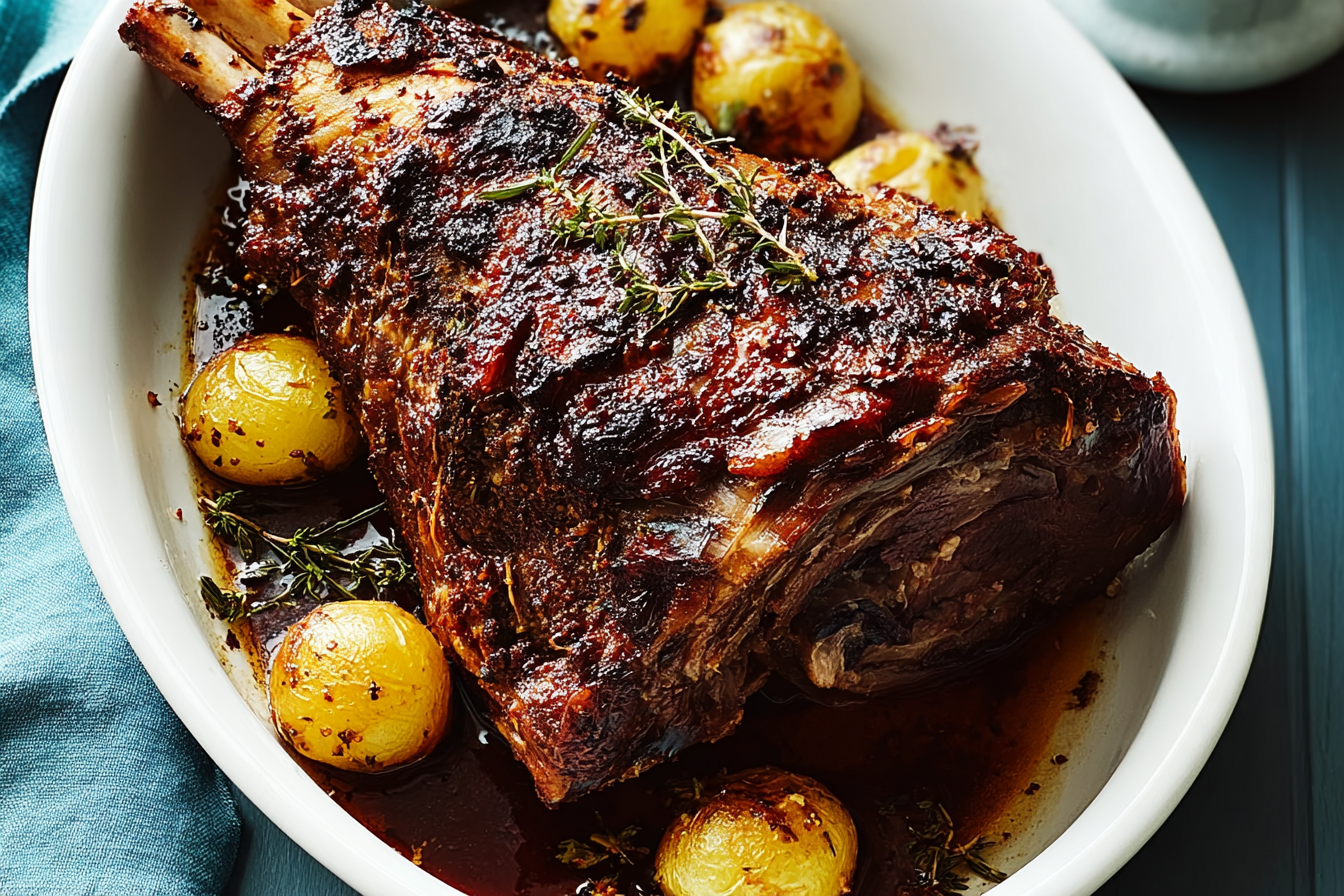 Slow Roasted Lamb Shoulder