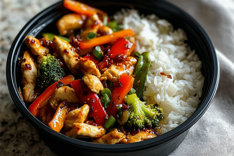 Spicy Chicken Stir Fry Bowl 84.Png