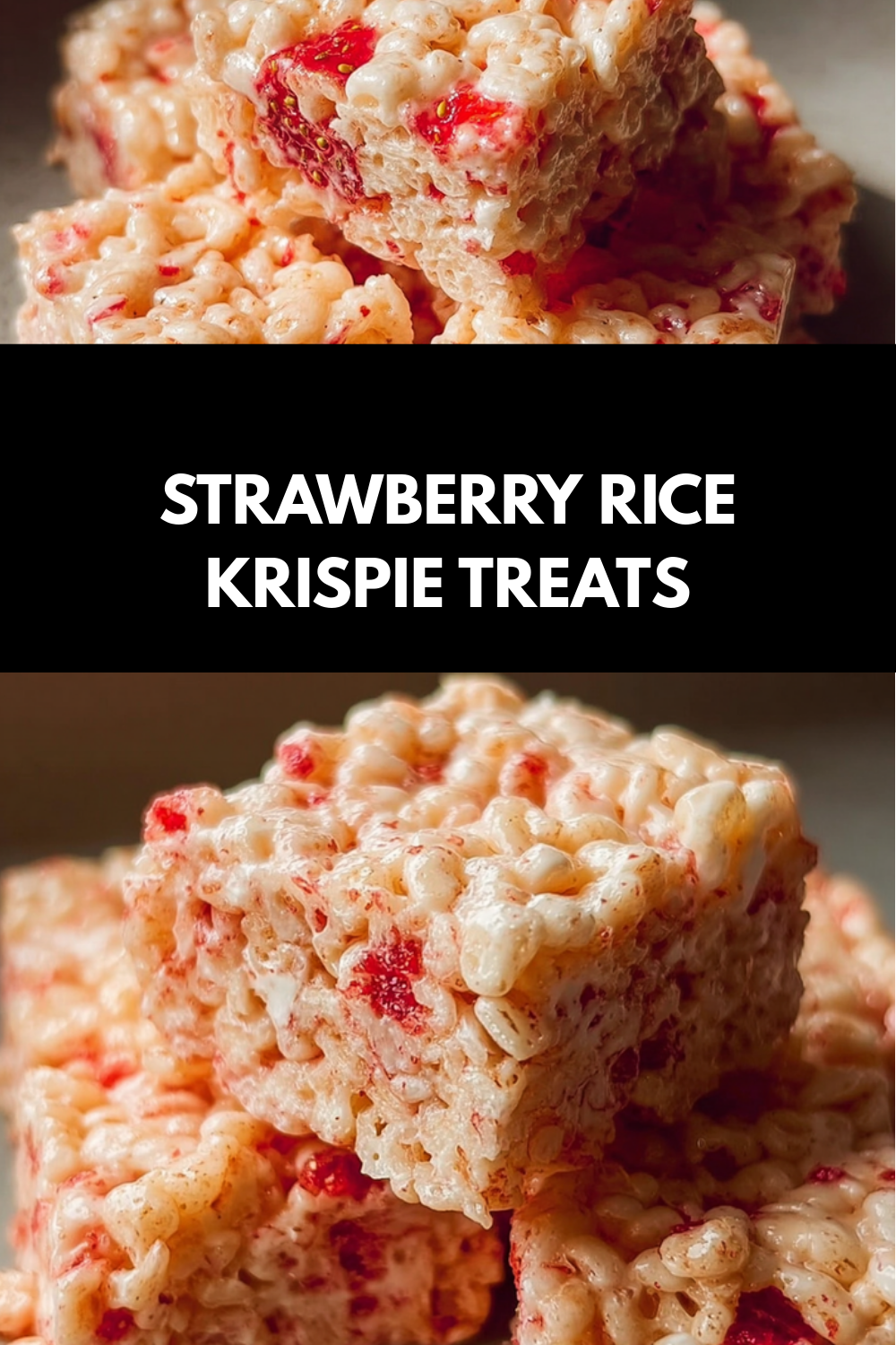 Strawberry Rice Krispie Treats