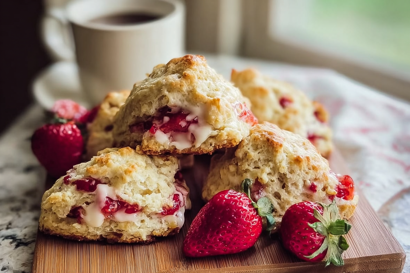 Strawberry Scones