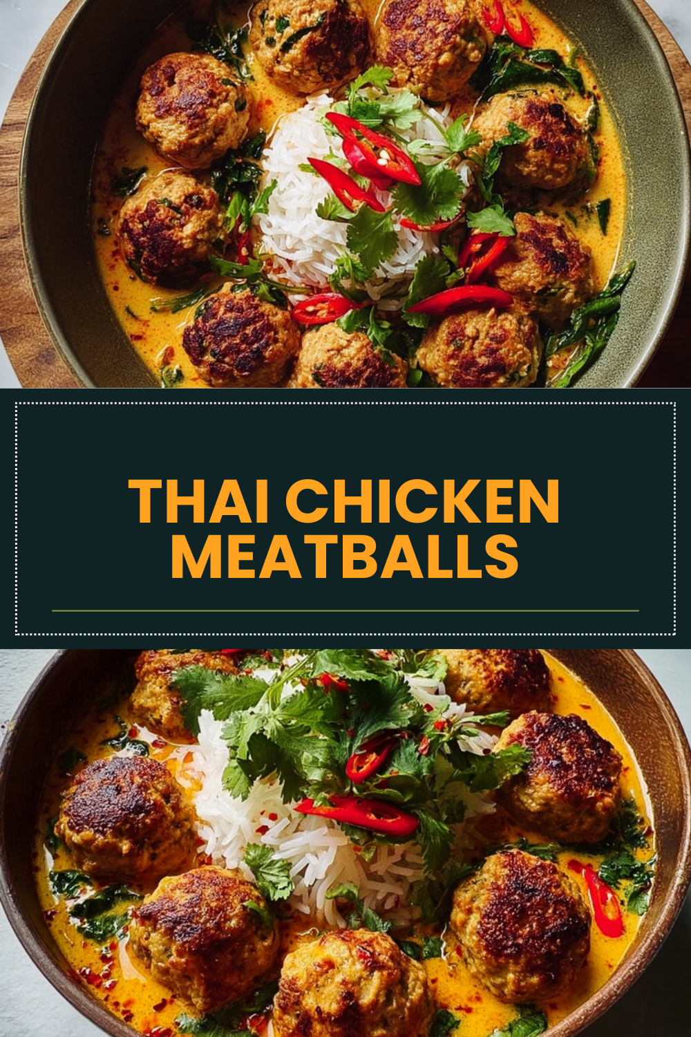 Thai Chicken Meatballs