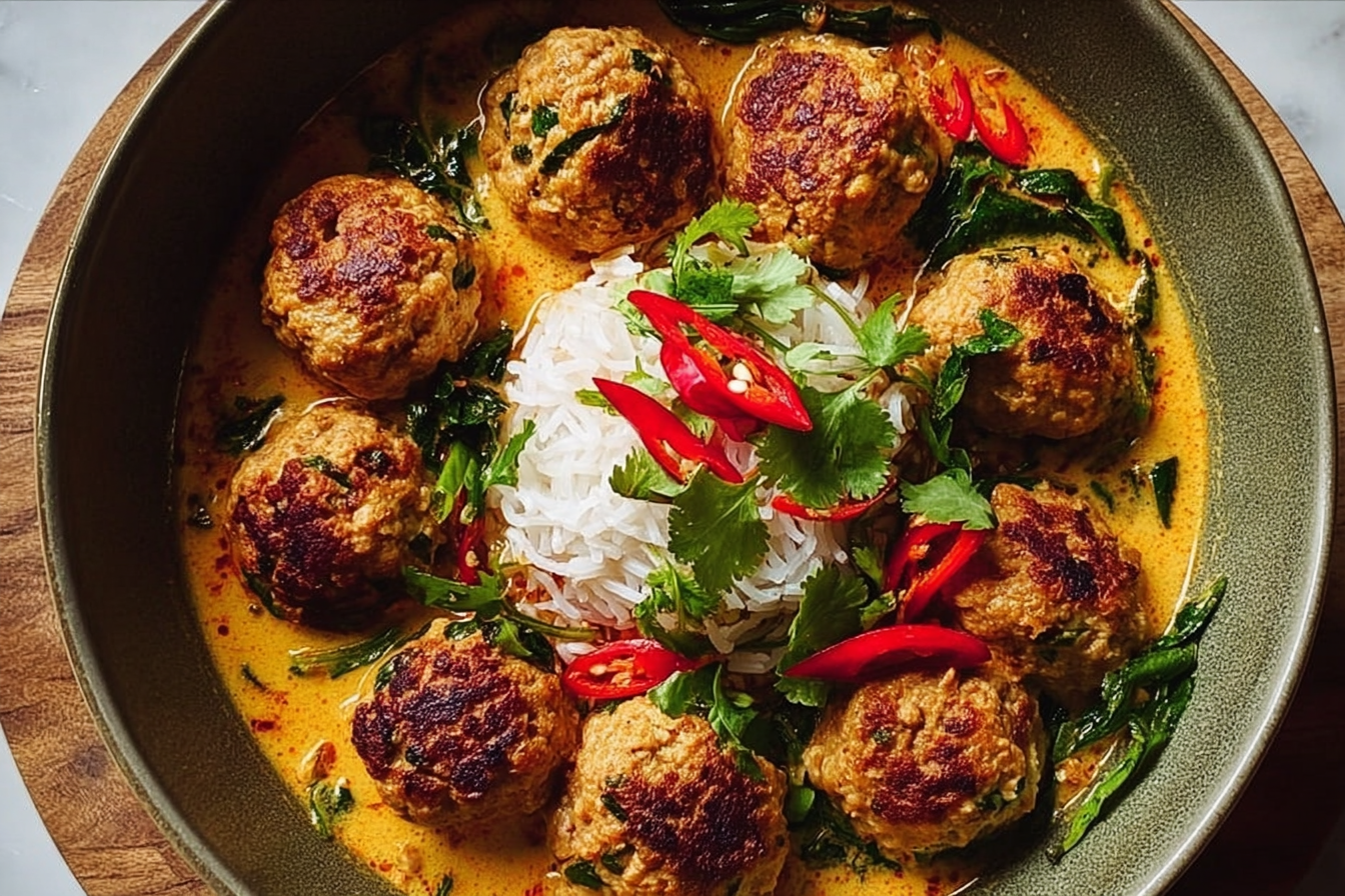 Thai Chicken Meatballs
