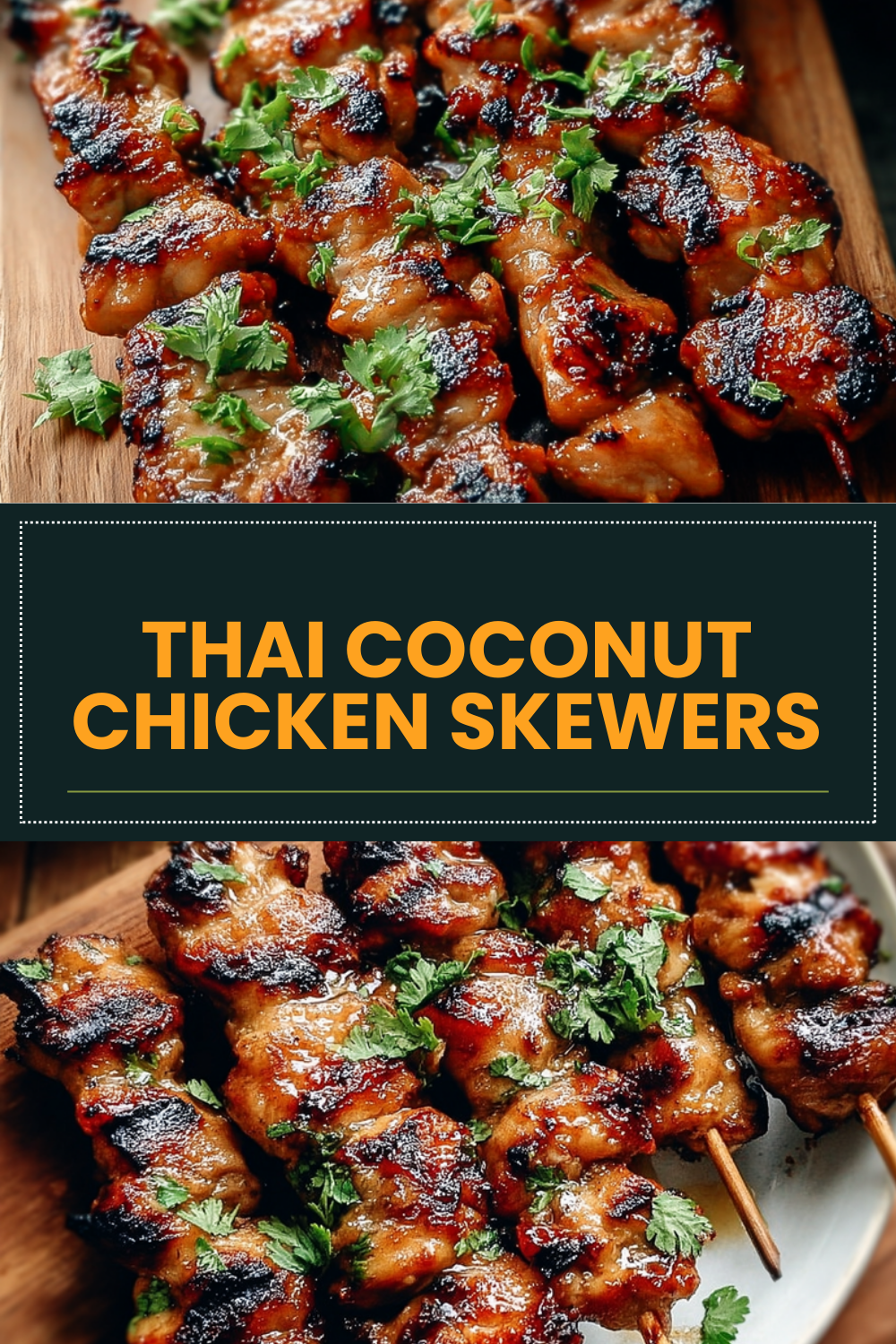 Thai Coconut Chicken Skewers