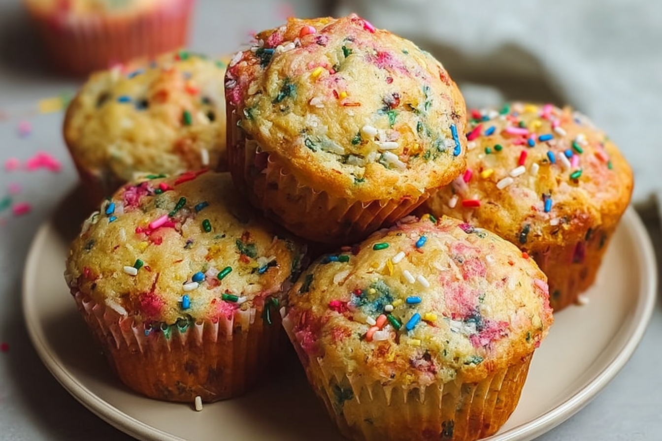Vanilla Funfetti Muffins