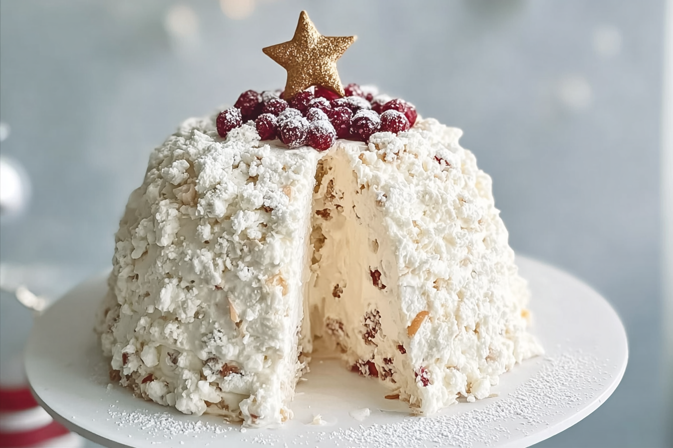 White Christmas Cake