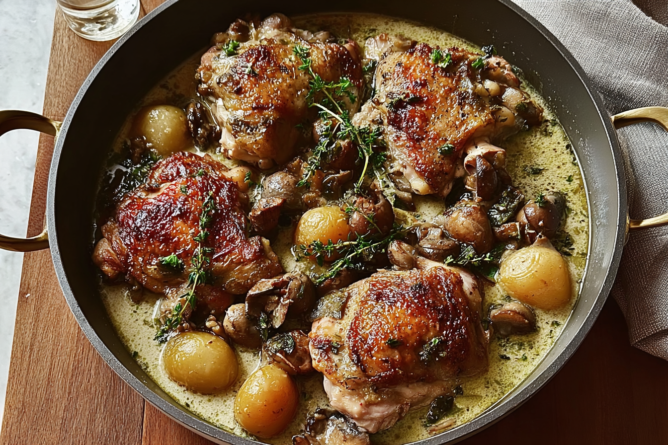 White Wine Coq Au Vin