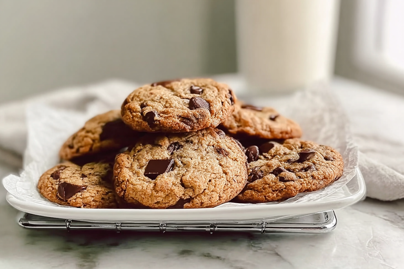 Whole Grain Chocolate Chip Cookies
