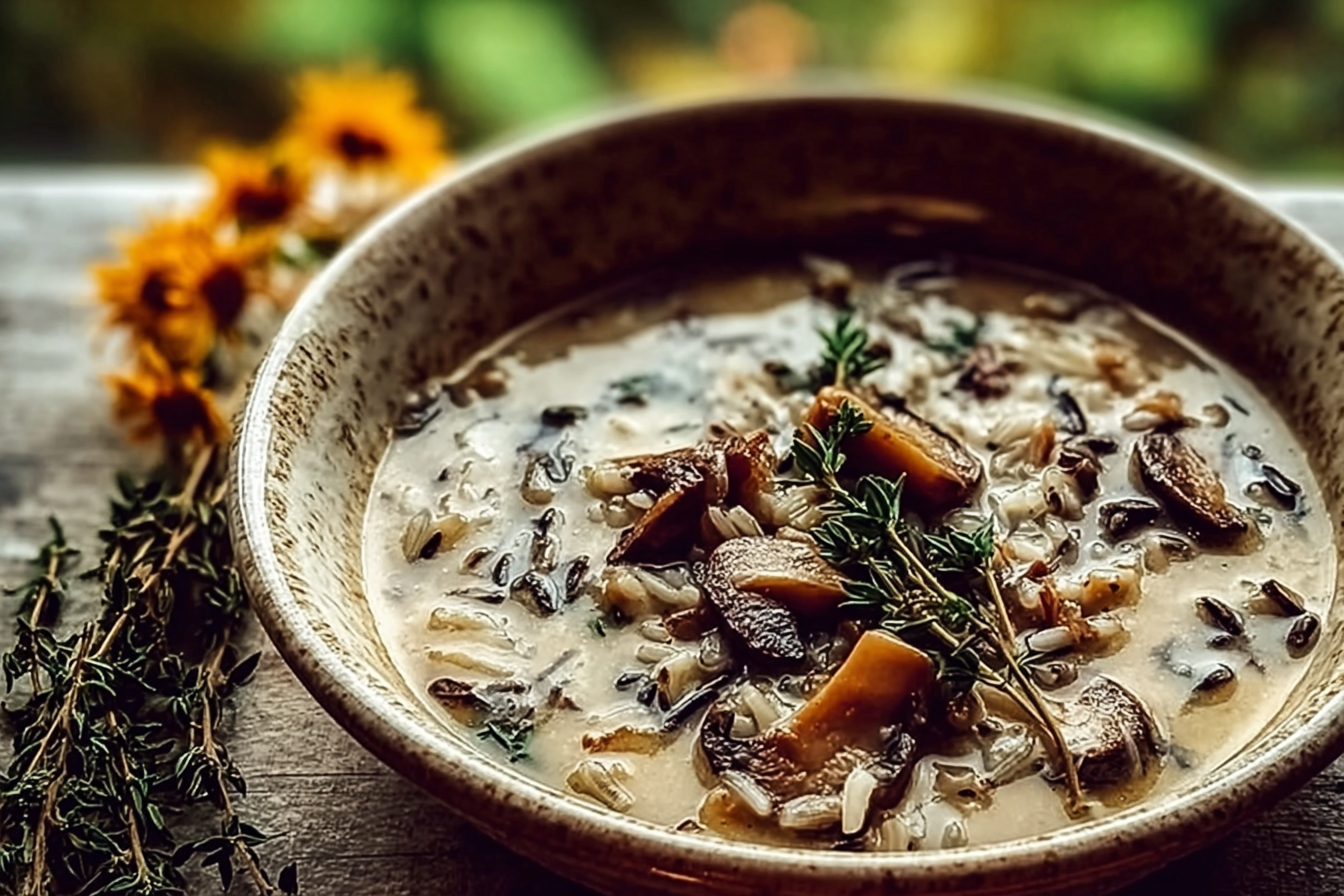 Wild Rice Mushroom Soup