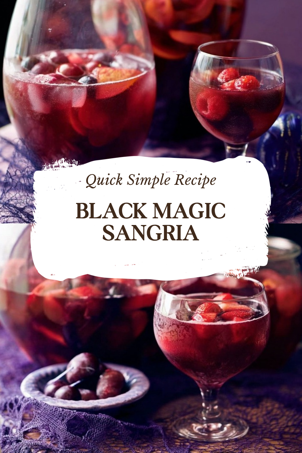 Black Magic Halloween Sangria: Spooky Party Recipe 7 Black Magic Sangria