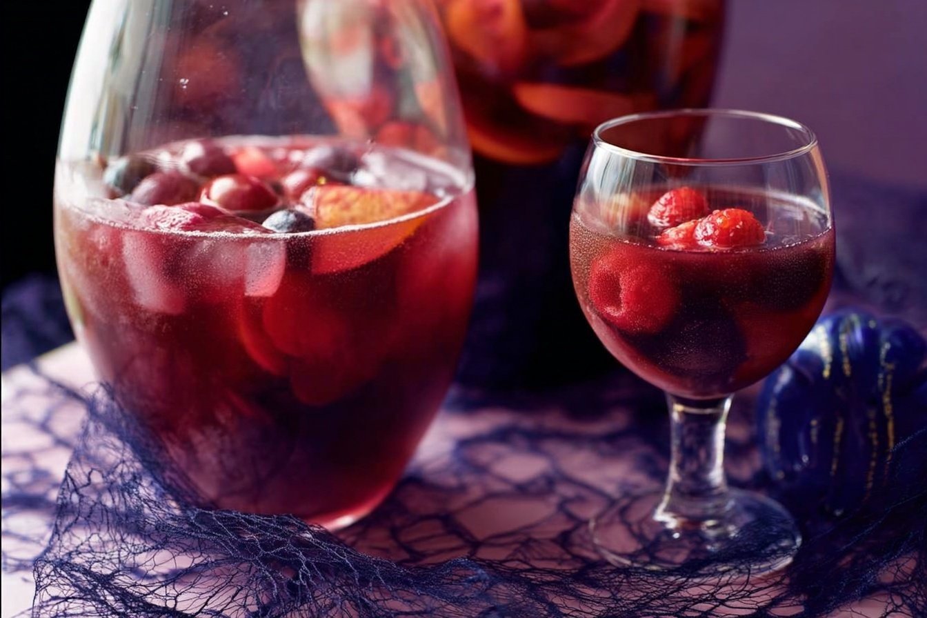 Black Magic Halloween Sangria: Spooky Party Recipe 6 Black Magic Sangria