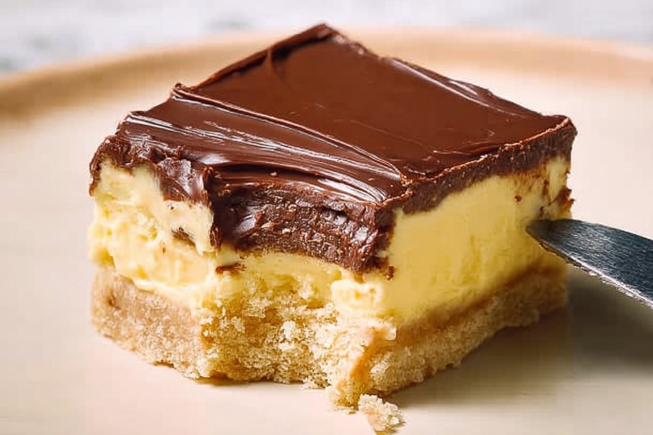 Boston Cream Pie Bars