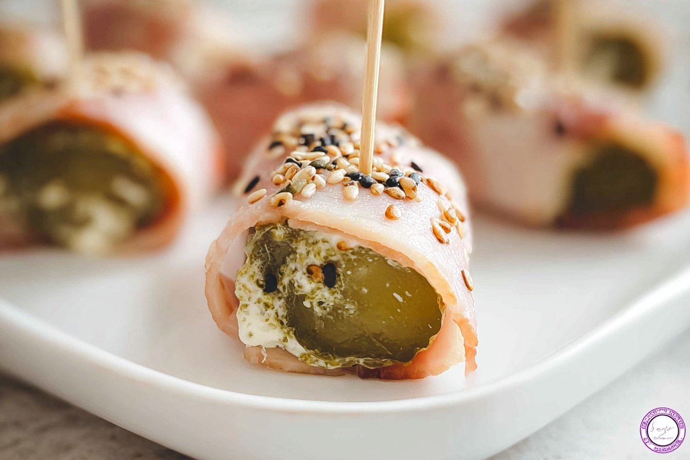 Ham Pickle Roll Ups