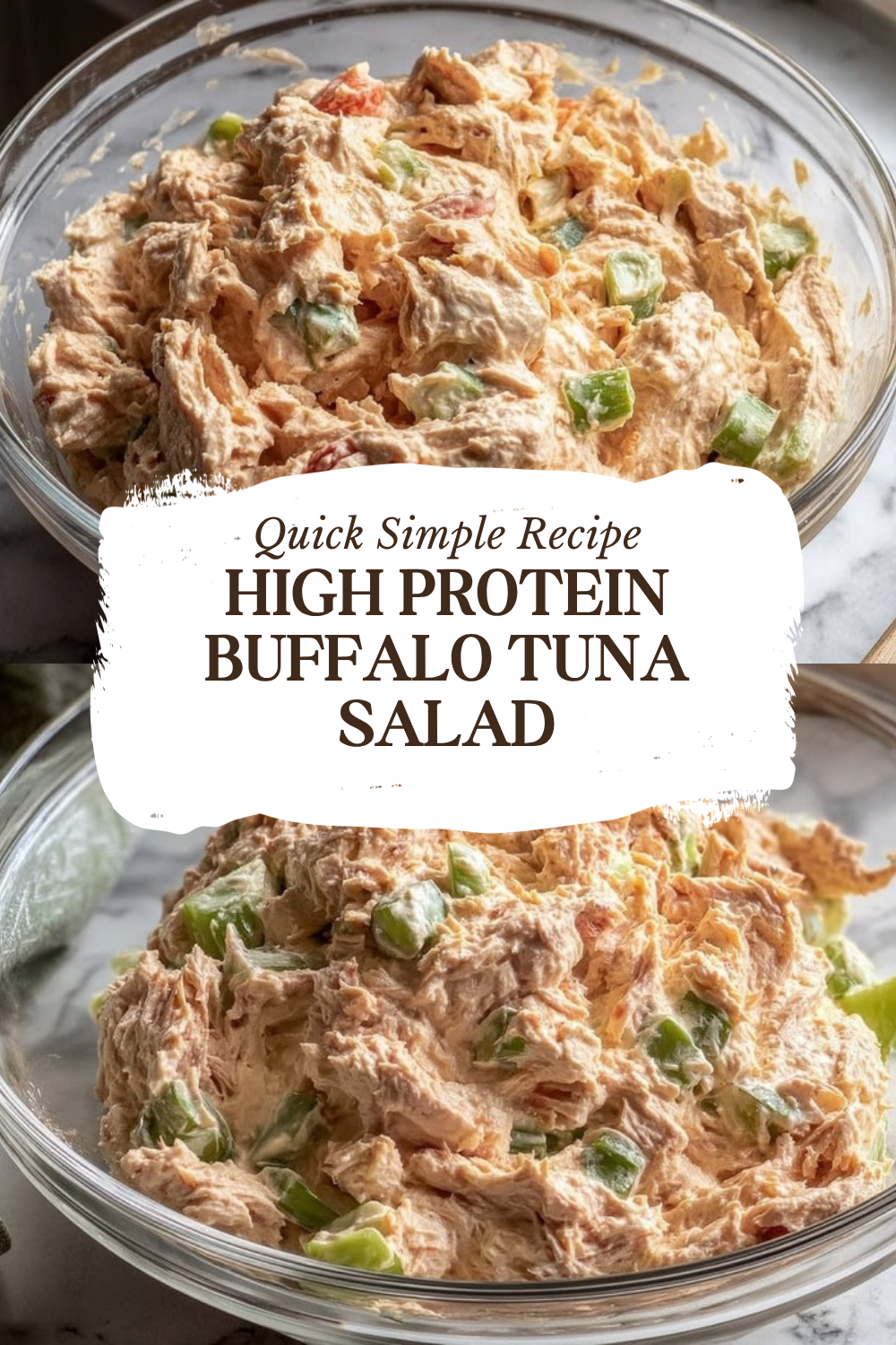 High Protein Buffalo Tuna Salad