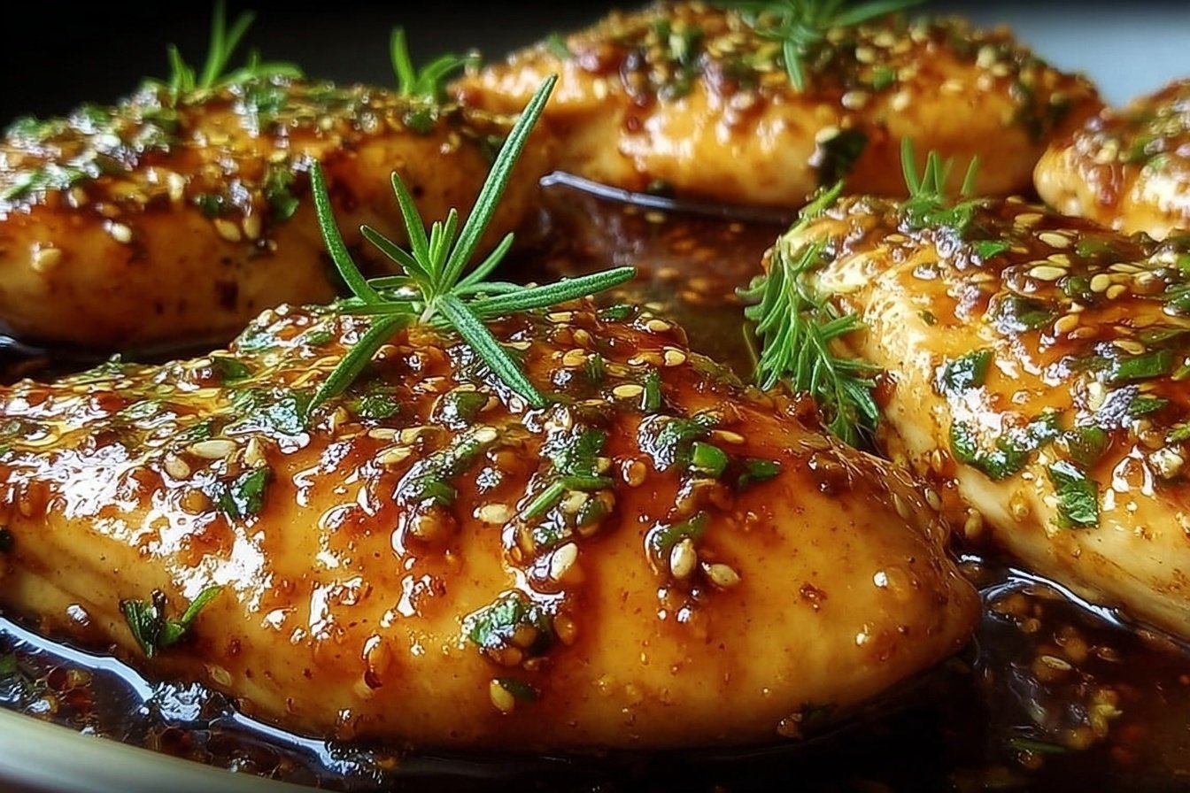Honey Garlic Chicken Breasts