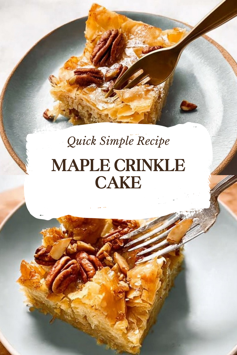 Maple Crinkle Cake