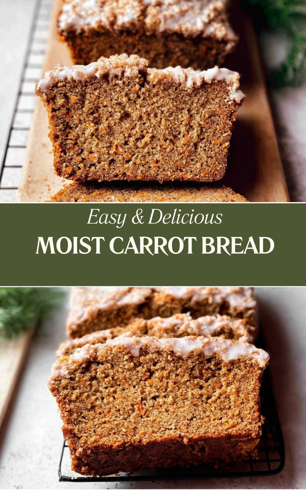 Moist Carrot Bread