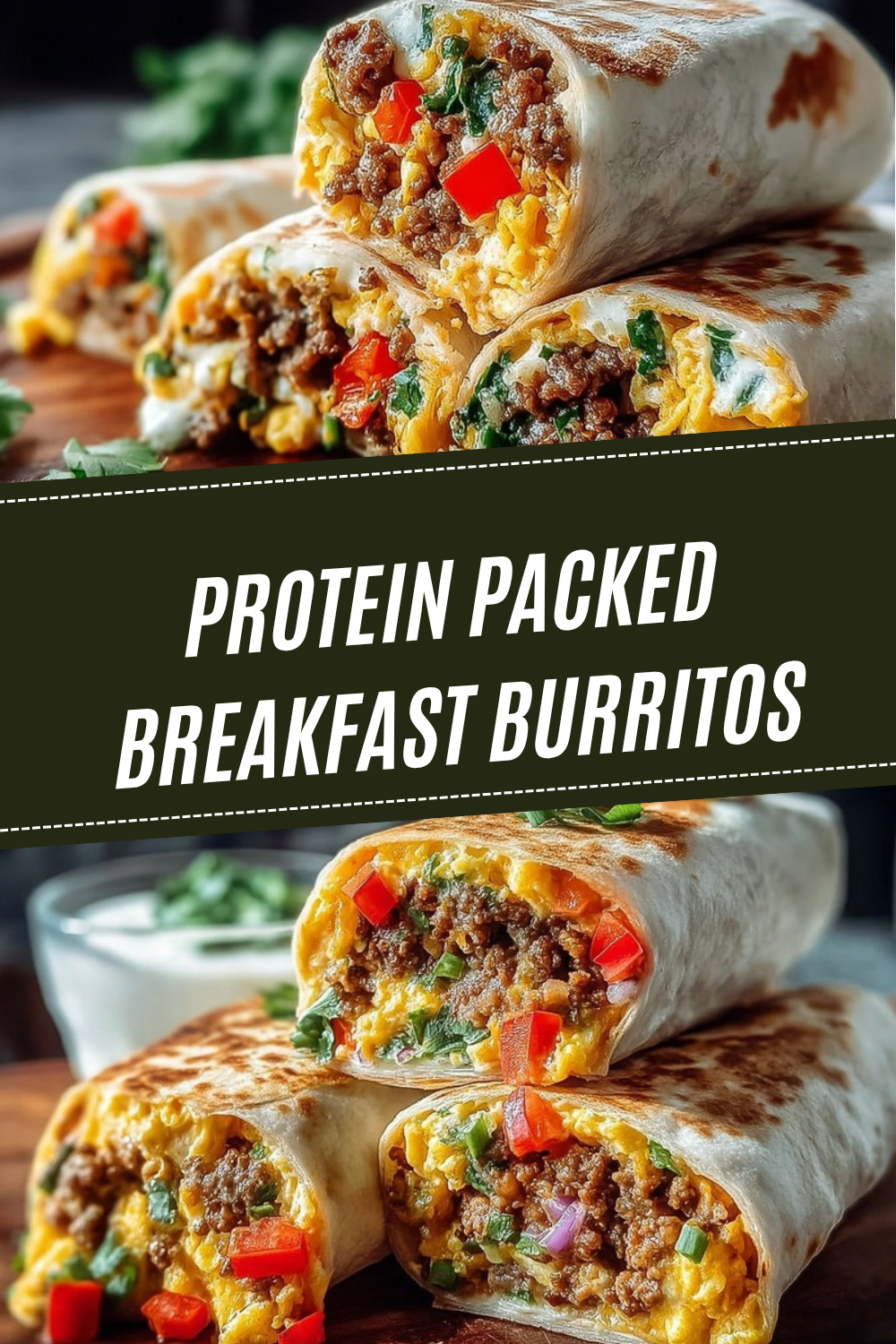 Protein Packed Breakfast Burritos