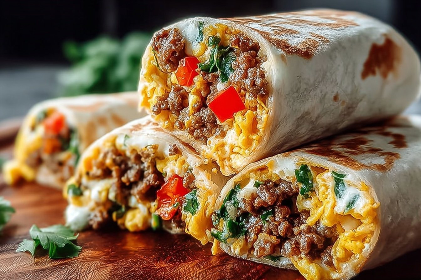 Protein Packed Breakfast Burritos