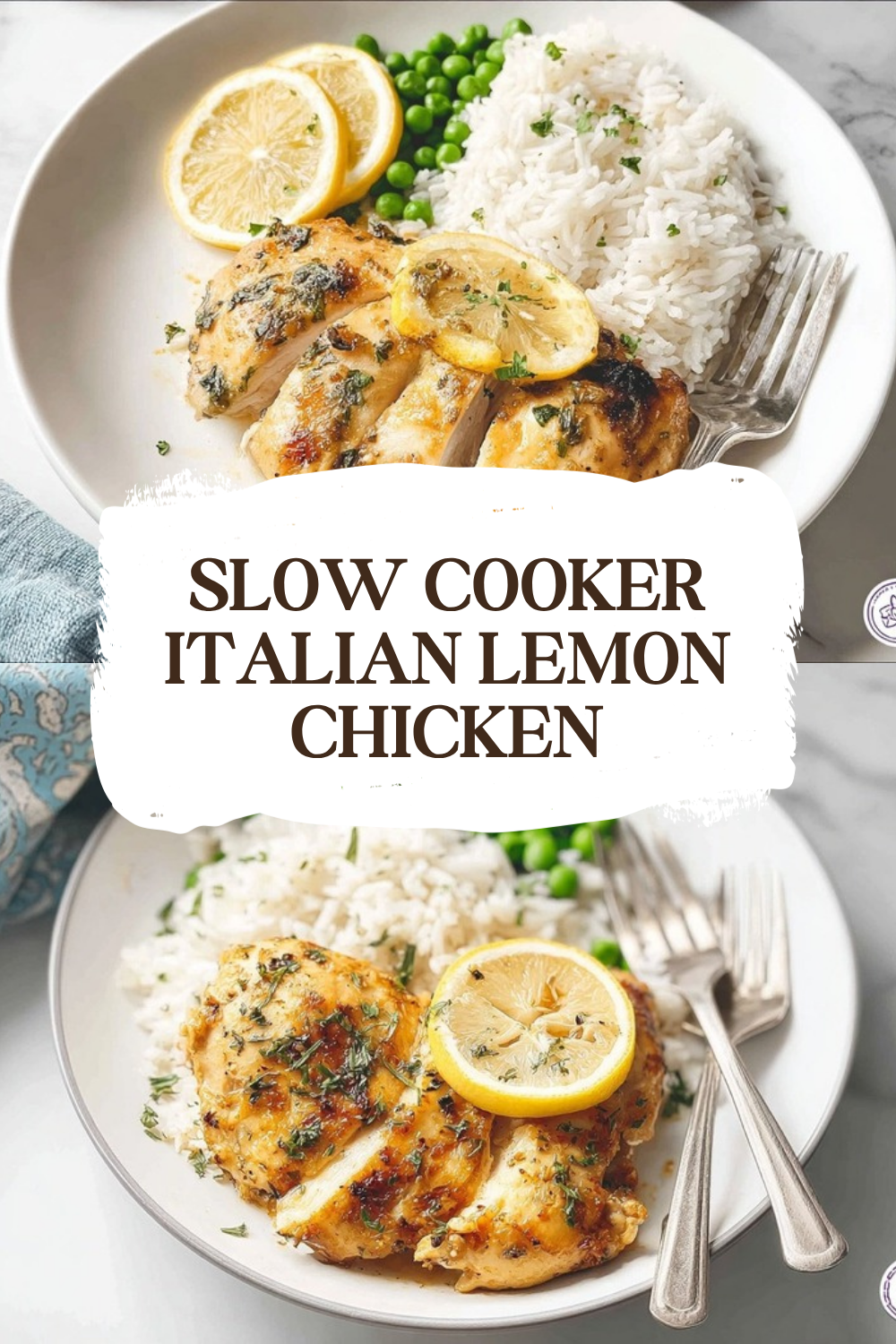 Slow Cooker Italian Lemon Chicken