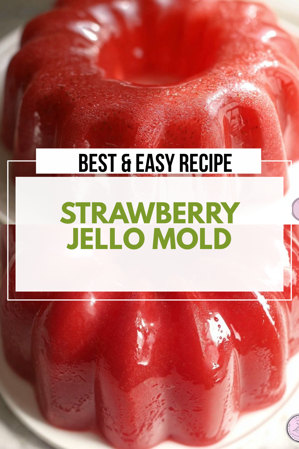 Strawberry Jello Mold