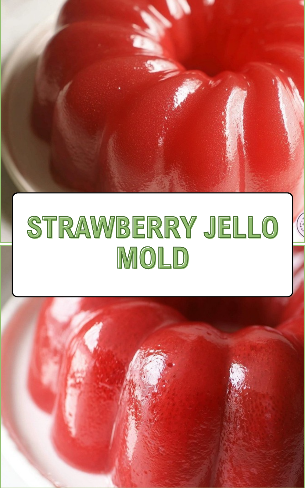 Strawberry Jello Mold