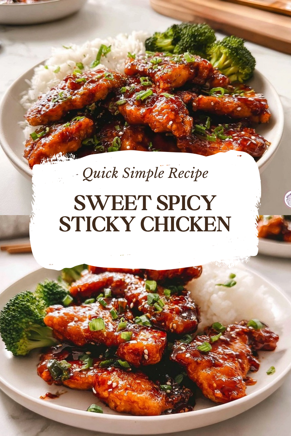 Sweet Spicy Sticky Chicken
